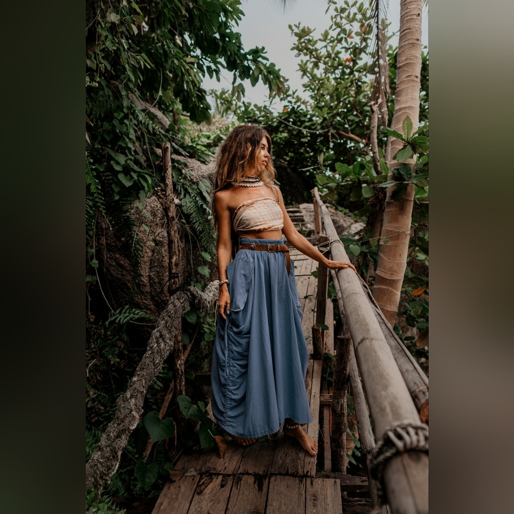 Thaluta Alaina Maxi Skirt In Teal